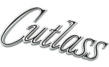 Load image into Gallery viewer, OER Diecast Front Fender Emblem Script Set For 1970 Oldsmobile Cutlass