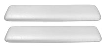 Load image into Gallery viewer, RestoParts Front White Armrest Pad Set For 1960-64 Bonneville Catalina GrandPrix