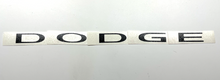 Load image into Gallery viewer, Flat Black "DODGE" Lettering Emblem Overlay Decal For 2015-2023 Dodge Challenger