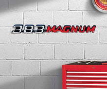 Load image into Gallery viewer, OER 21" x 2" 3 Dimensional Photorealistic Metal Sign With Mopar 383 Magnum Logo