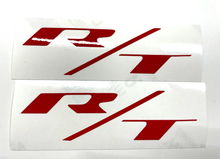 Load image into Gallery viewer, Red Front R/T Grille Emblem Overlay Decal For 2015-2023 Dodge Challenger