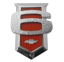 Load image into Gallery viewer, Trim Parts Front Fender Emblem Set For 1963 Bel Air Biscayne and Impala 6 Cyl