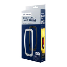 Load image into Gallery viewer, Black Anodized Billed Aluminum Tail Light Bezel Set For 1966-1977 Ford Bronco