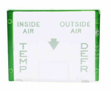 Load image into Gallery viewer, Trim Parts Heater Control Face Lens 1955-1958 Chevy/1955-1959 GMC Pickup Truck