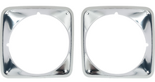 Load image into Gallery viewer, OER Aluminum Headlamp Bezel Set For 1969-1972 Chevy Truck Blazer and Suburban