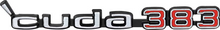 Load image into Gallery viewer, OER Zinc Diecast Cuda 383 Rallye Hood Emblem For 1970-1971 Plymouth Cuda