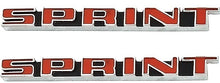 Load image into Gallery viewer, Reproduction Sprint Rocker Panel Emblem Set For 1968-1969 Pontiac Firebird