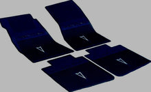 Load image into Gallery viewer, Black Pontiac Floor Mat Set 1967-1969 Firebird GTO Lemans Grand Prix Catalina