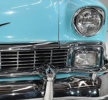 Load image into Gallery viewer, OER Headlamp Bezel Set With Gaskets For 1956 Chevy Bel Air 150 210 and Nomad