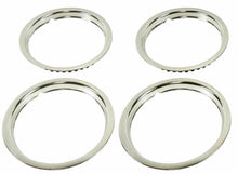 Load image into Gallery viewer, OER 15" Stainless 1-1/2" Deep Rally Wheel Trim Ring Set For OE Chevy Wheels