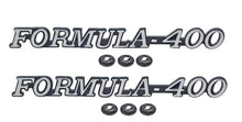 Load image into Gallery viewer, Diecast Formula 400 Front Fender Emblem Set For 1972-1975 Pontiac Firebird USA