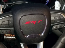 Load image into Gallery viewer, Red SRT Steering Wheel Emblem Overlay Decal For 2015-2023 Dodge Charger
