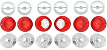 Load image into Gallery viewer, OER Tail Lamp Lens Base Bezel Set 1963 Chevy Bel Air Biscayne and Impala Models