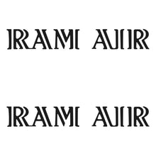 Load image into Gallery viewer, RestoParts Black Ram Air III Hood Scoop Decal Set 1969-1970 Pontiac GTO Lemans