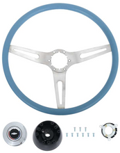Load image into Gallery viewer, OER 15" Blue Grip Cushioned Steering Wheel Kit For 1969-1972 Chevy & GMC Trucks