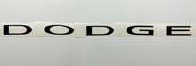 Load image into Gallery viewer, Flat Black "DODGE" Lettering Emblem Overlay Decal For 2015-2023 Dodge Challenger