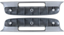 Load image into Gallery viewer, OER Silver Front Armrest Base Set For 1957 Chevy Bel Air 2/4 Hardtop and Sedan