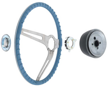 Load image into Gallery viewer, OER 15" Blue Grip Cushioned Steering Wheel Kit For 1969-1972 Chevy & GMC Trucks