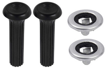 Load image into Gallery viewer, OER Ribbed Door Lock Knob and Ferrule Set For 1968-1970 Buick Chevy Olds Pontiac