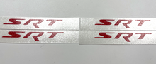 Load image into Gallery viewer, Red SRT Wheel Center Cap Overlay Decal Set For 2015-2023 Dodge Challengers