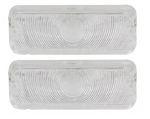 Load image into Gallery viewer, OER Clear Park Lamp Lens Set For 1964 Chevy Impala Bel Air and Biscayne
