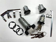 Load image into Gallery viewer, Black Keyed Alike Ignition Door & Trunk Lock Set For 1979-1981 Firebird/Trans AM