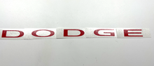 Load image into Gallery viewer, Red "DODGE" Lettering Emblem Overlay Decal For 2015-2023 Dodge Challenger