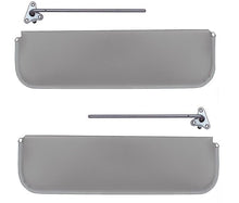 Load image into Gallery viewer, OER Light Gray Sun Visor Set With Brackets For 1947-1953 Chevy & GMC Truck
