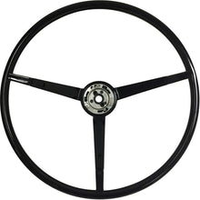 Load image into Gallery viewer, Reproduction 16" Black 3 Spoke Steering Wheel For 1967 Mustang and Cougar