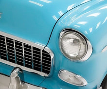 Load image into Gallery viewer, OER Headlamp Bezel Set With Gaskets For 1955 Chevy Bel Air 150 210 and Nomad