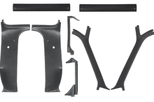 Load image into Gallery viewer, OER 8 Piece Black Headliner Molding Set For 1981-1986 Chevy and GMC Trucks
