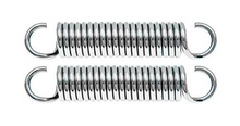 Load image into Gallery viewer, OER Polished Stainless Steel Hood Hinge Spring Set 1955 Bel Air 150 210 Models
