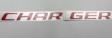 Load image into Gallery viewer, Red Charger Trunk Lettering Overlay Decal For 2006-2014 Dodge Charger