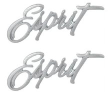 Load image into Gallery viewer, Front Fender Emblem Set For 1970-1975 Pontiac Firebird Esprit Made in the USA