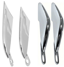 Load image into Gallery viewer, OER Chrome Front and Rear Deluxe Bumper Guard Set For 1970-1972 Camaro