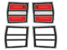 Load image into Gallery viewer, OER Reproduction Tail Lamp Assembly and Bezel Set 1968 Mopar Dodge Dart