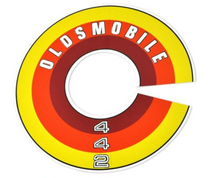 Load image into Gallery viewer, Reproduction 442 Air Cleaner Decal 1964 Oldsmobile Cutlass and 442 Models