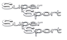 Load image into Gallery viewer, OER Super Sport Quarter Panel Emblem Set For 1967 Chevelle and EL Camino Models
