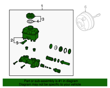 Load image into Gallery viewer, GM NOS 92121736 Brake Master Cylinder Assembly For 2005-2006 Pontiac GTO