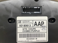 Load image into Gallery viewer, GM NOS New 92180613 Cosmos Purple Instrument Gauge Cluster 2004-2006 Pontiac GTO