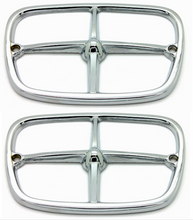 Load image into Gallery viewer, Chrome Parking Light/Lamp Bezel Set For 1969-1973 Pontiac Firebird USA Made