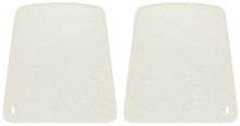 Load image into Gallery viewer, OER White Bucket Seat Back Panel Set 1967-1970 Pontiac Firebird & Chevy Camaro
