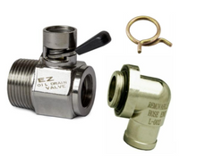 Load image into Gallery viewer, EZ Oil Drain Valve 90 Degree Barb 3/4-14NPT Thread Detroit 60 Series John Deere