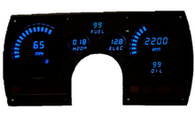 Load image into Gallery viewer, Intellitronix Blue LED Digital Gauge Cluster 1982-1990 Chevy Camaro Models
