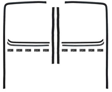 Load image into Gallery viewer, OER Glass Run Window Felt Anti-Rattle Weatherstrip Set 1955-59 Chevy/GMC Trucks