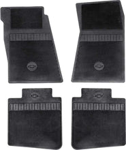 Load image into Gallery viewer, OER Black Bow-Tie Floor Mat Set 1967-1969 Camaro 1968-1974 Chevy II Nova