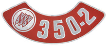 Load image into Gallery viewer, Air Cleaner Decal 350-2V 1968-1972 Buick Skylark Riviera Regal LeSabre Wildcat