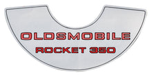 Load image into Gallery viewer, Rocket 350 2BBL Small Air Cleaner Decal 1967-1972 Olds Cutlass and 442 Models