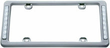 Load image into Gallery viewer, United Pacific 14 Bright White LED Backup Light Chrome License Plate Frame