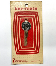 Load image into Gallery viewer, Original NOS Key Mate 1339 Colorcrest Gold Plated Key Blank For 1968 Chrysler